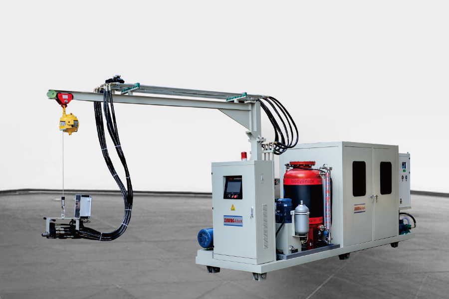 Máquina de injeção de alta pressão de poliuretano de ciclopentano com pista